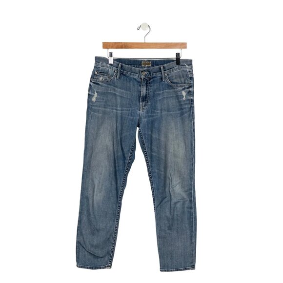 MOTHER Mid-Rise Straight Leg Jeans Size 27 The Dropout